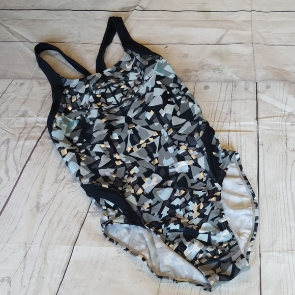 nike metallic swimsuit